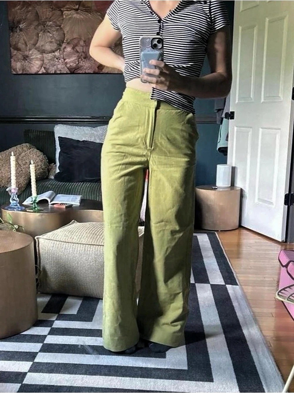 Showpo Wide Leg Pants Green AU 4 / US 0 / EU 32